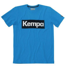 Мужские спортивные футболки мужская спортивная футболка синяя с надписью KEMPA Promo Short Sleeve T-Shirt