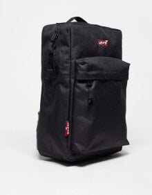 Levi's – Rucksack in Schwarz mit Logo