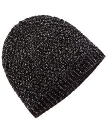 Купить женские головные уборы sofiacashmere: Sofiacashmere Lurex Lattice Stitch Cashmere-Blend Hat Women's Black