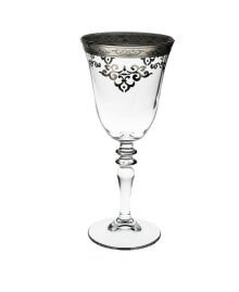 Classic Touch set of 6 Water Glasses with Rich Design