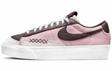 Nike Blazer Low Platform 低帮 板鞋 女款 粉色 / Кроссовки Nike Blazer Low Platform DM9471-600