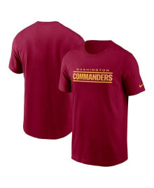 Nike men's Burgundy Washington Commanders Wordmark T-shirt