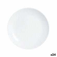 Dessert dish Luminarc Diwali White Glass 19 cm (24 Units)