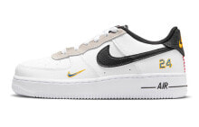 Nike Air Force 1 Low Ken Griffey 低帮 板鞋 GS 白黑金 / Кроссовки Nike Air Force 1 Low Ken Griffey GS DJ5195-100