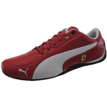 Мужская спортивная обувь для футбола мужские футбольные бутсы красные для зала Puma Drift Cat 5 SF