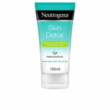 Purifying Mask Neutrogena Skin Detox cleaner Moisturizing Clay Glycolic acid Detoxifying (150 ml)