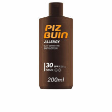 Средства для загара и защиты от солнца piz Buin Allergy Sun Sensitive Lotion Spf30 Солнцезащитный крем для чувствительной и аллергичной кожи 200 мл