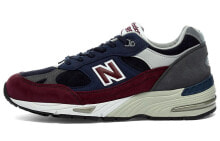 New Balance NB 991 低帮 跑步鞋 男款 黑红 / Кроссовки New Balance NB 991 M991RKB