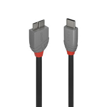 Lindy 36621 USB кабель 1 m USB 3.2 Gen 1 (3.1 Gen 1) USB C Micro-USB B Черный