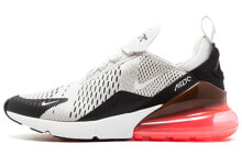 Nike Air Max 270 Light Bone 低帮 跑步鞋 男款 黑白 / Кроссовки Nike Air Max ah8050-003