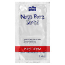 Купить корейские маски для лица Purederm: Nose Pore Strips, Charcoal , 6 Strips