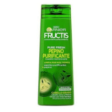 Шампуни для волос Garnier Fructis Pure Fresh Shampoo  Укрепляющий и освежающий шампунь с огурцом 360 мл
