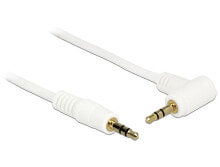 DeLOCK 2m 3.5mm M/M аудио кабель 3,5 мм Белый 83757