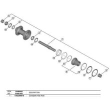 SHIMANO Deore XT FH-M8130 Rear