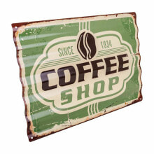 Wall Plate Alexandra House Living Coffee Shop Iron 59 x 1 x 40 cm