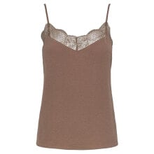 PIECES Tiffany Strap Lace Sleeveless T-Shirt