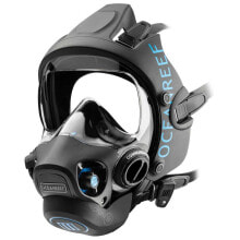 Masks and snorkels for scuba diving