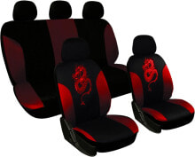 Чехлы и накидки на сиденья автомобиля Универсальные чехлы на автокресла уже чехлы на сиденья Dragon AS7213 черный / красный