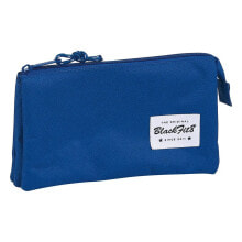 SAFTA Blackfit8 Oxford Triple Pencil Case