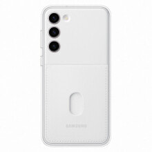 Etui pokrowiec z wymiennymi pleckami Samsung Galaxy S23+ Frame Cover białe