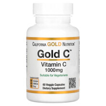 Gold C, USP Grade Vitamin C, 1,000 mg, 60 Veggie Capsules