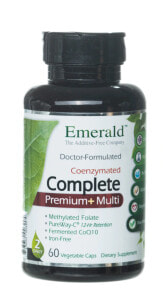 Витаминно-минеральные комплексы Emerald Labs CoEnzymated Complete Мультивитаминный комплекс с коэнзимами 60 веганских капсул