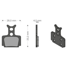 BRENTA CICLO All Around T1 RACING/R1/MEGA/RX/Cura Formula disc brake pads