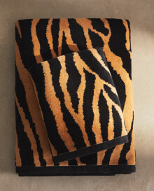 Tiger velour towel