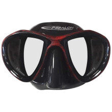 Masks and snorkels for scuba diving