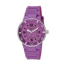 Женские наручные часы жеснкие часы аналоговые прорезиненны фиолетовый браслет Watx & Colors