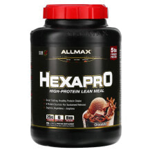 ALLMAX, Hexapro, постная еда с высоким содержанием белка, клубника, 907 г (2 фунта)