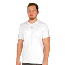 Мужские спортивные футболки Мужская спортивная футболка белая Adidas Barricade Tee