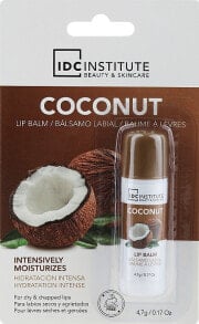 Intensiv feuchtigkeitsspendender Lippenbalsam mit Kokosnussgeschmack - IDC Institute Lip Balm Coconut