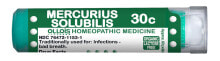 Витамины и БАДы для пищеварительной системы Ollois Mercurius Solubilis 30c Безлактозное гомеопатическое средство при инфекциях - неприятном запахе изо рта 80 пеллет