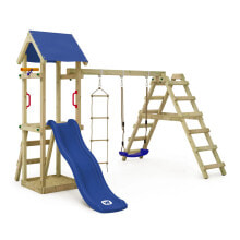 Children's play and sports complexes and slides