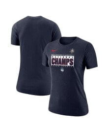 Nike women's Navy UConn Huskies 2023 NCAA Men's Basketball National Champions Pebble T-shirt