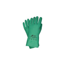 Nitras Chemikalienschutzhandschuhe Green Barrier Flex Größe 9 grün EN 388, EN 374 PSA-Kategorie III, VE: 12 Paar