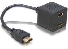 DeLOCK Adapter HDMI male to 2x HDMI female HDMI M 2 x HDMI F 65056