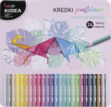 Цветные карандаши для рисования для детей derform Kredki trójkątne 24 kolory