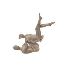 Decorative Figure Home ESPRIT Beige Yoga 20 x 10 x 50 cm