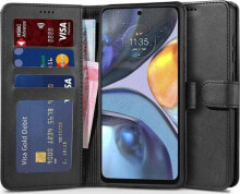 Tech-Protect Etui Tech-Protect Wallet do Motorola Moto G22 czarne