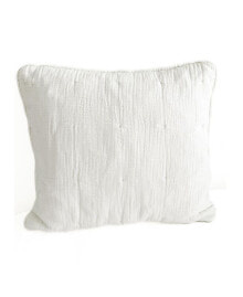 Anaya Home white Easy Cotton Gauze Down Euro Pillow 26x26