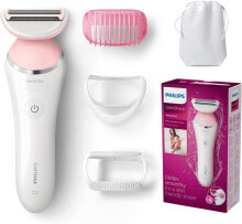 Женская электрическая бритва Philips SatinShave Advanced BRL140/00, для сухого и влажного бритья