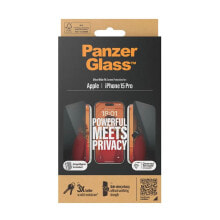 PANZERGLASS iPhone 15 Pro Privacy Screen Protector