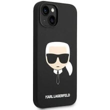 KARL LAGERFELD Klhmp14Mslkhbk iPhone 14 Plus15 Plus 6.7 Silicone Karl`S Head phone case