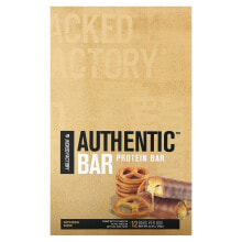 Jacked Factory, Authentic Bar, протеиновый батончик, тесто с шоколадной крошкой, 12 батончиков, 60 г (2,12 унции)