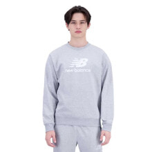 NEW BALANCE Essentials Stacked Logo French Terry Crewneck Sweatshirt