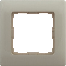 Умные розетки, выключатели и рамки kOS Single frame Vena cream (510381)