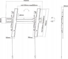 Brackets and racks for televisions and audio equipment