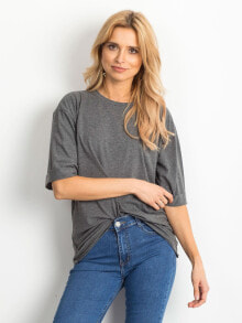 Женская футболка Factory Price оверсайз, круглый вырез, короткий рукав